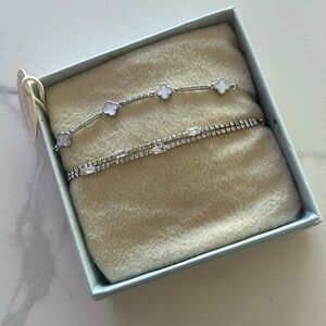 807. Eyecandy double adjustable bracelets